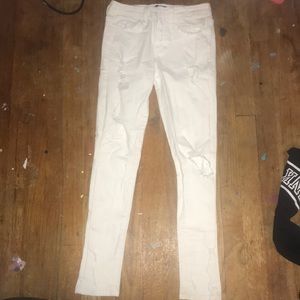 White jeans